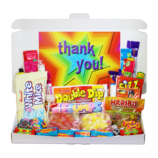 Thank You Large Retro Sweets Box